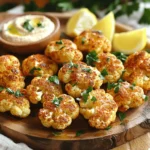 - 1 large head of cauliflower, cut into bite-sized florets - 3 tablespoons extra-virgin olive oil - 2 teaspoons smoked paprika - 1 teaspoon cayenne pepper (adjust based on your spice preference) - 1 teaspoon garlic powder - 1 teaspoon onion powder - 1 teaspoon ground cumin - Sea salt and freshly cracked black pepper to taste - 2 tablespoons nutritional yeast (optional, for a delightful cheesy essence) - Fresh parsley, finely chopped (for garnish) Using fresh ingredients is key for flavor. Feel free to adjust spice levels. If you want more heat, add more cayenne. For a cheesy taste, include nutritional yeast. It adds a nice depth to the bites. - Baking sheet - Mixing bowl - Parchment paper - Utensils for tossing and garnishing You will need a baking sheet to roast the cauliflower. A mixing bowl is perfect for combining ingredients. Parchment paper helps prevent sticking. Use utensils for tossing and garnishing your bites beautifully. For the full recipe, check out the detailed instructions! - Preheat the oven: Start by preheating your oven to 425°F (220°C). This heat helps the cauliflower to get crispy. - Prepare the cauliflower florets: Cut the cauliflower into bite-sized florets. Place them in a large mixing bowl. - Mixing the spices and oil: Add 3 tablespoons of extra-virgin olive oil to the florets. Then, sprinkle in 2 teaspoons of smoked paprika, 1 teaspoon of cayenne pepper, 1 teaspoon of garlic powder, 1 teaspoon of onion powder, and 1 teaspoon of ground cumin. Add sea salt and black pepper to taste. Toss everything together until each floret is coated. - Adding nutritional yeast (optional): If you want a cheesy flavor, add 2 tablespoons of nutritional yeast. Toss again to mix well. - Arranging on the baking sheet: Spread the seasoned cauliflower on a lined baking sheet. Make sure they are in a single layer to help them roast evenly. - Roasting and flipping instructions: Bake in the preheated oven for 25-30 minutes. About halfway through, flip the florets. This step ensures they cook evenly and get nice and crispy. For more details, check the Full Recipe for Spicy Roasted Cauliflower Bites. To get those tasty bites just right, even cooking is key. Spread the florets in a single layer on your baking sheet. If they are too close, they will steam instead of roast. Flip them halfway through to ensure they cook evenly. If you like it spicier, adjust cayenne pepper to your taste. You can always add more spice after roasting if needed. For dips, I recommend creamy hummus or zesty tahini sauce. These pair perfectly with the spicy bites. You can also serve them with a squeeze of fresh lemon juice for a tangy twist. For a fun presentation, use a colorful platter. Sprinkle fresh parsley on top for a pop of color. Cauliflower is a great source of vitamins C and K. It also has fiber, which is good for digestion. The spices in this recipe, like cumin and paprika, have added health benefits. Cumin can help with digestion, and paprika brings antioxidants. Together, they make a tasty and healthy snack! For the full details on making these bites, check out the Full Recipe. {{image_4}} You can change the flavor of spicy roasted cauliflower bites by using different spices. For a smoky taste, try adding chipotle powder. If you want a sweet kick, add a pinch of cinnamon. You can also mix in fresh herbs like thyme or rosemary for a fragrant twist. Incorporating marinades or sauces can also change the game. Try tossing the cauliflower in a hot sauce or a citrus marinade before roasting. This adds layers of flavor, making your bites even more exciting. For gluten-free options, you can rest easy. All the ingredients in spicy roasted cauliflower bites are naturally gluten-free. This means you can enjoy them without any worry. If you follow a vegan or vegetarian diet, this recipe is perfect for you. It contains no animal products, making it a tasty choice for everyone. You can even add nutritional yeast for a cheesy flavor without dairy. If you need alternatives for key ingredients, don’t stress. Olive oil can be swapped for avocado oil or coconut oil. Both will still give you that nice roasted flavor. You can also use frozen cauliflower instead of fresh. Just make sure to thaw it first and pat it dry. This will help keep your bites crispy. Fresh or frozen, these cauliflower bites will still taste amazing! For the full recipe, check out the details above to make these delicious snacks. To keep your spicy roasted cauliflower bites fresh, refrigerate them. Place the bites in an airtight container. This helps maintain their flavor and texture. Consume them within three days for the best taste. If you wait longer, they may lose their crunch and flavor. To enjoy your bites again, reheating them correctly is key. The best method is to use an oven. Preheat your oven to 375°F (190°C). Spread the cauliflower on a baking sheet. Heat for about 10–15 minutes until they are warm and crispy. You can also use an air fryer for quicker results. Serve them with a fresh dip like hummus or tahini sauce. This adds flavor back to your snack. For an extra touch, sprinkle fresh herbs after reheating. Enjoy those delicious crunchy bites again! Roasting cauliflower takes about 25 to 30 minutes. Preheat your oven to 425°F (220°C). After 15 minutes, flip the florets to help them cook evenly. They should look golden and crispy when done. Yes, you can prepare them in advance. Cut the cauliflower and toss it with the spices and oil. Store it in the fridge for up to 24 hours. When you’re ready, roast them straight from the fridge. This saves time and keeps the flavors fresh. These bites pair well with many dishes. Here are some ideas: - Creamy hummus - Zesty tahini sauce - Fresh salads - Grilled meats - Rice or quinoa bowls Yes, you can freeze these bites. Let them cool completely after roasting. Place them in an airtight container or freezer bag. They can stay fresh for about three months. To serve, thaw in the fridge and reheat in the oven. Cauliflower is low in calories and high in nutrients. It's rich in: - Vitamin C - Vitamin K - Fiber - Antioxidants Eating cauliflower may support heart health and boost your immune system. It's a great choice for a healthy snack or side dish. We explored how to create delicious spicy roasted cauliflower bites. You learned about ingredients, key equipment, and the step-by-step process to get them perfect. I shared tips for roasting and suggested fun ways to serve them. Try customizing flavors or making them ahead. With proper storage and reheating, your bites stay tasty. Enjoy experimenting and serving this healthy dish at your next meal!