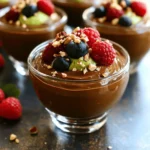 - 2 ripe avocados, pitted and peeled - 1/2 cup unsweetened cocoa powder - 1/4 cup pure maple syrup (adjust according to your preferred sweetness) - 1/4 cup almond milk (or your choice of plant-based milk) - 1 teaspoon pure vanilla extract - A pinch of fine sea salt - Fresh berries (such as raspberries or strawberries, for garnish) - Chopped nuts (such as walnuts or almonds, optional for added texture) Each ingredient serves a key role in the mousse. The avocados provide a creamy base rich in healthy fats. Cocoa powder adds deep chocolate flavor without extra sugar. Maple syrup gives natural sweetness, which you can adjust. Almond milk makes the mousse smooth and easy to blend. Vanilla extract enhances flavor, making the treat taste more gourmet. Sea salt balances sweetness and brings out the chocolate flavor. Fresh berries add a pop of color and freshness on top. Chopped nuts give a nice crunch, adding an exciting texture contrast. You can make this mousse even if you lack some ingredients. If you do not have avocados, try silken tofu for a creamy base. Cocoa powder can be swapped for carob powder if you want a different taste. Instead of maple syrup, you can use agave syrup or coconut sugar. Any plant-based milk works, such as soy or oat milk. If you don’t have vanilla extract, almond extract can give a unique twist. Use any berries you like, or skip the nuts altogether if you prefer a smooth texture. These substitutions allow you to customize the mousse to your taste while keeping it delicious. For the full recipe, check [Full Recipe]. To make this rich vegan chocolate avocado mousse, start by gathering your ingredients. You will need ripe avocados, cocoa powder, maple syrup, almond milk, vanilla extract, and sea salt. 1. Place the peeled avocados into your food processor. 2. Blend them on medium-high speed. Scrape down the sides if needed. 3. After reaching a creamy texture, add cocoa powder, maple syrup, almond milk, vanilla extract, and sea salt. 4. Blend again until all ingredients mix well and the mousse is velvety. 5. Taste the mousse; adjust sweetness by adding more maple syrup if you like. 6. Spoon the mousse into serving dishes, filling them two-thirds full. 7. Chill in the fridge for at least 30 minutes for the best flavor and texture. 8. Before serving, top with fresh berries and optional chopped nuts for crunch. Using a food processor makes this recipe easier. Here are my tips: - Cut Ingredients Small: Cut avocados into smaller pieces for a smoother blend. - Don’t Overfill: Blend in batches if your processor is small. This ensures everything mixes well. - Scrape Sides Often: Stop and scrape the sides to ensure all ingredients blend evenly. - Use the Right Speed: Start slow, then increase speed for a creamy texture. The perfect mousse is all about texture. Here are ways to ensure yours is just right: - Check Avocado Ripeness: Use ripe avocados for a creamy base. - Adjust Liquid: Add small amounts of almond milk if the mousse is too thick. - Blend Well: Ensure the mixture is smooth with no lumps before serving. - Chill Time: Don't skip the chilling step; it helps the mousse firm up nicely. This recipe is easy and fun. Enjoy making your vegan chocolate avocado mousse! For the complete recipe, refer to the Full Recipe. When sweetening your mousse, start with maple syrup. It adds a nice flavor. Use 1/4 cup for a balanced taste. If you like it sweeter, add more syrup a little at a time. Blend well after each addition to check the taste. This way, you can find your perfect sweetness. Presentation makes a big difference. Use small cups or bowls to serve the mousse. Fill them about two-thirds full for a nice look. Garnish with fresh berries for color and flavor. You can also sprinkle chopped nuts on top for a crunchy touch. This adds a nice contrast to the creamy mousse. To boost the flavor, use quality cocoa powder. It makes a rich base. You can also experiment with spices. A dash of cinnamon or a hint of espresso powder can add depth. Don’t forget the vanilla extract; it brings all the flavors together. Adjust these flavors to suit your taste. For the full recipe, check out the complete guide to making vegan chocolate avocado mousse. {{image_4}} You can make this mousse even more fun by adding flavors. Try adding a tablespoon of peanut butter for a nutty twist. A pinch of cinnamon gives it a warm flavor. You can also blend in some espresso powder for a mocha taste. If you want a fruity kick, add a splash of orange juice or zest. These small changes can turn your mousse into a new dessert each time. Using different plant-based milks can change the mousse's texture and taste. Almond milk is a great base, but you can try coconut milk for a richer flavor. Oat milk also works well, adding a creamy feel. Soy milk is another option, giving the mousse extra protein. Each milk brings its unique taste, so feel free to experiment. Layering the mousse with other ingredients adds visual appeal and flavor depth. Start by placing a layer of mousse in a glass. Then, add a layer of fresh berries or granola. Top it with another layer of mousse. This creates a stunning dessert that tastes great and looks beautiful. You can serve it at parties or just enjoy it at home. To store your leftover mousse, place it in an airtight container. Make sure to cover the top with plastic wrap or a lid. This keeps the mousse fresh and prevents it from absorbing other flavors in the fridge. If you have garnishes like berries or nuts, store them separately. This keeps everything looking nice and fresh when you serve it later. When stored correctly, your mousse lasts about 3 to 4 days in the fridge. After that, the texture may change, and the flavors fade. Always check for any off smells or changes in color before enjoying it again. If the mousse looks or smells funny, it’s best to toss it out. You won’t need to reheat this mousse. It’s best served cold. If it thickens too much in the fridge, you can add a splash of almond milk. Blend it again for a smooth texture. This will bring it back to life and make it creamy once more. For the full recipe, check out the details above! Avocados pack a lot of nutrients. They are rich in healthy fats, which keep you full. They also have fiber, which aids digestion. In desserts, they add creaminess without dairy. This makes them a great choice for vegan recipes. Plus, avocados contain vitamins like E and C, which are good for your skin. Yes, you can make this mousse ahead of time. In fact, chilling it for a few hours improves the taste. Just store it in the fridge in an airtight container. It will stay fresh for up to three days. This makes it easy for parties or family gatherings. Absolutely! You can substitute almond milk with oat milk or soy milk. Both are great options for a nut-free mousse. Just make sure to check labels for any hidden nuts in the ingredients. This way, everyone can enjoy the dessert. The mousse is ready when it is smooth and creamy. After blending, it should be thick but not too stiff. When you spoon it into cups, it should hold its shape. If you chill it for at least 30 minutes, it firms up nicely. You’ll know it’s perfect when it looks rich and inviting. For the best experience, garnish it with fresh berries before serving. For the complete recipe, check the Full Recipe section. You learned how to make a tasty vegan chocolate avocado mousse. We covered the key ingredients and why they matter. I shared tips for texture, sweetening, and serving. You also discovered ways to vary the recipe to fit your taste. Lastly, we looked at how to store leftovers and answered common questions. Enjoy making this healthy treat that is easy and fun! Remember, you can get creative and make it your own.