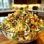 - 1 pound ground turkey or chicken - 3 cups coleslaw mix (shredded cabbage and carrots) - 4 green onions, thinly sliced - 2 cloves garlic, finely minced - 1 tablespoon fresh ginger, finely grated - 3 tablespoons low-sodium soy sauce - 1 tablespoon rice vinegar - 1 teaspoon Sriracha (adjust according to spice preference) - Salt and freshly ground black pepper to taste - Toasted sesame seeds, for garnish - Lime wedges Egg Roll in a Bowl is simple to make. You need just a few fresh ingredients. Ground turkey or chicken serves as a great protein base. I love using coleslaw mix for crunch and color. Green onions add a nice zing, while garlic and ginger give it depth. For the sauce, low-sodium soy sauce keeps it savory without too much salt. Rice vinegar adds brightness, and Sriracha brings heat. You can adjust the spice to your taste. Finally, toasted sesame seeds and lime wedges make it pretty. They also add extra flavor. This meal is full of taste and fun to eat. You can find the Full Recipe to guide you through. 1. First, grab a large skillet or wok. 2. Heat 1 tablespoon of sesame oil over medium-high heat. Look for it to shimmer. 3. Next, add 1 pound of ground turkey or chicken. Use a spatula to break it up. 4. Cook for about 5 to 7 minutes. Make sure the meat is fully browned. 1. Once the meat is cooked, add 2 cloves of minced garlic and 1 tablespoon of grated ginger. 2. Stir this mixture for about 30 seconds. You want it to smell good. 3. Toss in 3 cups of coleslaw mix. This is shredded cabbage and carrots. 4. Stir continuously for 3 to 4 minutes. The veggies should wilt but still be crunchy. 1. In a small bowl, mix together 3 tablespoons of soy sauce, 1 tablespoon of rice vinegar, and 1 teaspoon of Sriracha. 2. Pour this sauce over the meat and veggies. Stir well to coat everything. 3. Season with salt and black pepper to taste. Let it cook for one more minute. 4. Remove from heat and fold in 4 sliced green onions. This adds a fresh touch. 5. Serve hot, and sprinkle with toasted sesame seeds for a nice crunch. For the full recipe, check out the details above. Enjoy your Egg Roll in a Bowl! - Choosing the right protein: I often use ground turkey or chicken. Both are lean, tasty, and cook well. You can also try pork or tofu for a different flavor. Just keep the cooking time in mind. - Ensuring veggies maintain crunch: To keep the veggies crisp, add them right before the meat is fully cooked. Stir them in and cook for only a few minutes. This way, they stay bright and crunchy. - Adjusting spice levels: If you like heat, add more Sriracha. Start with one teaspoon and taste as you go. You can always add more, but you can't take it out! - Incorporating additional vegetables: Feel free to add more vegetables to your dish. Bell peppers, snap peas, or broccoli all work great. Just slice them thinly and toss them in with the coleslaw mix. - Serving suggestions: Serve your egg roll in a bowl in clear bowls. This shows off the colorful veggies and meat. You can also add a lime wedge on the side for a burst of flavor. - Best types of bowls and garnishes: Use deep bowls to hold all the ingredients. A sprinkle of toasted sesame seeds adds a nice crunch on top. You can also add fresh cilantro for a pop of color and flavor. For the complete recipe, check out the Full Recipe section. {{image_4}} You can switch from ground chicken to ground turkey. Turkey has less fat. This small change keeps the dish light and healthy. You can also try low-carb options. Use cauliflower rice instead of coleslaw mix. This change lowers the carbs and adds a new twist. Sauces can change the taste a lot. Instead of soy sauce, try tamari for a gluten-free option. You can add hoisin sauce for a sweeter flavor. Experiment with spices and herbs too. Add red pepper flakes for heat or fresh cilantro for a fresh taste. For a vegan dish, swap the meat for tofu or tempeh. Both options provide protein and texture. You can also add more veggies. Try bell peppers, snap peas, or mushrooms for extra flavor and crunch. These swaps keep the dish tasty while meeting different diets. For the complete preparation guide, check the Full Recipe. To keep your Egg Roll in a Bowl fresh, start by refrigerating any leftovers. First, let the dish cool down to room temperature. Then, place it in an airtight container. This helps maintain flavor and texture. You can store it in the fridge for up to four days. If you want to save it for longer, freezing is a great option. Use a freezer-safe container or a heavy-duty zip-top bag. Make sure to remove as much air as possible. This prevents freezer burn. Label the container with the date. Egg Roll in a Bowl can last up to three months in the freezer. When you’re ready to enjoy your leftovers, reheating is key. The best method is using a skillet on the stove. Heat a little oil in the pan over medium heat. Add your dish and stir it often. This keeps the food from sticking and helps it heat evenly. If you choose the microwave, place it in a microwave-safe bowl. Cover it with a damp paper towel. This adds moisture and keeps the dish from drying out. Heat in short bursts, stirring in between. Avoid cooking it too long, as this can make it soggy. Egg Roll in a Bowl stays tasty for about four days in the fridge. If you freeze it, you can keep it for three months. After that, the quality may decline. Always check for off smells or changes in color before eating. With proper storage, you can enjoy this meal multiple times! Egg Roll in a Bowl is a fun, deconstructed version of the classic egg roll. It has all the tasty flavors you love without the hassle of frying. You get ground meat, crunchy veggies, and a savory sauce all in one bowl. Compared to traditional egg rolls, this dish is quicker to make and lighter. It has no fried wrapper, so it’s healthier too. You keep the vibrant taste while skipping the extra calories from frying. Yes, you can make Egg Roll in a Bowl ahead of time. I recommend cooking the meat and veggies in advance. Let the dish cool before storing it in a container. Keep it in the fridge for up to three days. When you’re ready to eat, just reheat it on the stove or in the microwave. This makes your weeknight meals super easy! Egg Roll in a Bowl is tasty on its own. However, it pairs well with several sides. Here are a few options you might enjoy: - Steamed rice or cauliflower rice - Crispy wonton chips - Fresh cucumber salad - Edamame beans These sides add extra texture and flavor, making your meal even better. Many places serve Egg Roll in a Bowl. Look for Asian fusion restaurants or trendy diners. Some popular chains may have their version too. Local Asian markets may also offer this dish. Check their menus to find a delicious option near you. Customizing Egg Roll in a Bowl for meal prep is easy. You can divide the dish into containers for the week. Make sure to keep the sauce separate to avoid sogginess. You can also swap out proteins or veggies. Try using ground beef, tofu, or extra mushrooms. This way, you keep your meals fresh and exciting all week long. Egg Roll in a Bowl is quite flexible. You can make it gluten-free by using tamari instead of soy sauce. For a low-carb option, swap out the coleslaw mix for shredded zucchini. This lets you enjoy the same great taste while sticking to your dietary needs. It’s a dish that everyone can enjoy! For the full recipe, check out the details provided above and get cooking! In this post, we explored the delicious Egg Roll in a Bowl. We covered the key ingredients like ground turkey, coleslaw mix, and flavorful sauces. I provided clear steps for cooking and tips to enhance taste. You learned variations for different diets and storage tips for leftovers. This dish is flexible and fun to make. It fits many tastes and diets. Try it out, and enjoy a quick, tasty meal that's easy to customize!