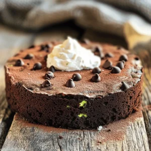 - 1 medium zucchini, grated (approximately 1 cup packed) - 1 cup all-purpose flour - 1/2 cup unsweetened cocoa powder - 1 teaspoon baking soda - 1/2 teaspoon baking powder - 1/4 teaspoon salt - 1/2 cup granulated sugar - 1/4 cup vegetable oil - 1/2 cup unsweetened applesauce - 1 teaspoon pure vanilla extract - 1/2 cup non-dairy milk (options include almond, soy, or oat milk) - 1/2 cup dark chocolate chips (ensure they are dairy-free if necessary) - Optional: 1/4 cup chopped walnuts or pecans for a crunchy texture Converting cups to grams helps with accuracy in baking. Here are some common conversions for this recipe: - All-purpose flour: 1 cup = 120 grams - Unsweetened cocoa powder: 1/2 cup = 50 grams - Granulated sugar: 1/2 cup = 100 grams - Vegetable oil: 1/4 cup = 60 grams - Unsweetened applesauce: 1/2 cup = 125 grams - Non-dairy milk: 1/2 cup = 120 grams Using these conversions can help you create the perfect cake. Sometimes, a slight difference in measurement can affect the cake’s texture and taste. You can make this cake even more special by adding some fun mix-ins. Here are some ideas: - Chopped walnuts or pecans for crunch - Different types of chocolate chips, like white or butterscotch - Dried fruits, such as raisins or cranberries for a fruity touch - A sprinkle of cinnamon or nutmeg for a warm spice flavor Feel free to get creative with your add-ins. Each choice can change the flavor and texture of the cake, making it your own. For the full recipe, check out the detailed steps. Start by preheating your oven to 350°F (175°C). This step is key for even baking. Greasing your cake pan is very important. It helps the cake come out easily. Use a light layer of oil and dust it with flour. You can also line the bottom with parchment paper. This makes it even easier to release the cake once baked. In a large bowl, combine the all-purpose flour, cocoa powder, baking soda, baking powder, and salt. Use a whisk to mix them well. This helps break up any lumps. A good dry mix is light and fluffy. Make sure all the ingredients are evenly blended. This will ensure a nice rise during baking. In another bowl, mix together the sugar, vegetable oil, applesauce, and vanilla extract. Whisk these ingredients until the mixture is smooth and creamy. This step is important for the cake’s texture. If your mixture is not smooth, it can affect the final result. A well-mixed wet blend helps create a soft cake. Now, slowly add the dry mix to the wet mix. Alternate with the non-dairy milk. Start with the dry ingredients and end with them. Mix gently after each addition. This will help avoid overmixing. Overmixing can make the cake tough. Aim for just combined, which means some small flour bits can remain. Once your batter is mixed, fold in the grated zucchini and chocolate chips. Use a spatula to gently combine these ingredients. If you want some crunch, add walnuts or pecans now. Be careful not to stir too hard. The goal is to keep the batter light and airy. Pour the batter into your prepared cake pan. Smooth the top with a spatula. Place the pan in your preheated oven. Bake for 25-30 minutes. To check if the cake is done, insert a toothpick in the center. If it comes out clean, the cake is ready. After baking, let it cool in the pan for about 10 minutes. Then, carefully transfer it to a wire rack to cool completely. Allowing it to cool helps set the texture and makes it easier to slice. When you bake vegan cakes, avoid a few key mistakes. First, do not skip the zucchini. It keeps the cake moist and adds nutrients. If you don’t mix well, the cake will turn out uneven. Make sure to combine all dry ingredients before adding wet ones. This helps create a smooth texture. Lastly, don't overbake. Check the cake at 25 minutes. If a toothpick comes out clean, it’s done. To make your vegan zucchini chocolate cake even better, try adding spices. A pinch of cinnamon or nutmeg can brighten the flavor. You can also add a splash of almond or orange extract for a twist. These small changes make a big difference. Don’t forget to use high-quality cocoa powder. It adds richness without overpowering the other flavors. Presentation is key for any cake! Once your cake cools, dust it with powdered sugar or cocoa powder. For an extra touch, top it with coconut whipped cream. You can also add fresh berries for color and taste. If you want crunch, sprinkle chopped nuts on top. These little extras will make your cake stand out. For the full recipe, check the section above. {{image_4}} To make this cake gluten-free, swap out the all-purpose flour for a gluten-free blend. Look for a mix that includes xanthan gum to help with texture. Use the same amount of this flour as in the recipe. The result will be a moist and tasty cake without the gluten! You can change the flavor of your cake easily. Try adding different fruits like mashed bananas or pureed pumpkin. They add moisture and a nice taste. You can also use flavor extracts. For example, almond or orange extract can give a fun twist. Just add a teaspoon to your wet mixture for a new flavor experience! If you want to make mini cakes or muffins, simply adjust your baking time. Use a muffin tin or mini cake pans. Fill them about two-thirds full with batter. Bake for 15-20 minutes. Check with a toothpick to see if they are done. They should be fluffy and delicious, perfect for snacks or parties! For the full recipe, check the [Full Recipe]. To keep your Vegan Zucchini Chocolate Cake fresh, place it in an airtight container. This helps to lock in moisture and flavor. If you do not have a container, wrap the cake tightly in plastic wrap. Store it at room temperature for short periods. For longer storage, refrigerate the cake. You can freeze this cake for later enjoyment. First, let it cool completely. Then, slice the cake into portions. Wrap each slice in plastic wrap, then place them in a freezer-safe bag or container. This way, you can enjoy a piece anytime. When you're ready to eat, remove a slice from the freezer and let it thaw in the fridge overnight. You can also warm it gently in the microwave for a few seconds. At room temperature, the cake lasts about 3 days. If you refrigerate it, it can last up to a week. Always check for any signs of spoilage like mold or off smells before eating. Storing the cake properly helps it taste great for longer. Enjoy this delightful treat with minimal worry! For the full recipe, you can refer to the recipe section above. Yes, you can use frozen zucchini. Frozen zucchini can save time and reduce waste. However, it may have more water. This can make your cake a bit denser. To fix this, be sure to squeeze out excess moisture before adding it to the mix. Fresh zucchini has a firmer texture, which can give you a lighter cake. Absolutely! This cake is great for kids. It has a rich chocolate flavor that most kids love. Plus, it sneaks in healthy zucchini. This adds vitamins and moisture without altering the taste. The sweetness from the sugar and chocolate chips makes it appealing. You can feel good serving this treat. You can replace non-dairy milk with several options. Almond milk, soy milk, and oat milk all work well. Each option brings a slightly different flavor. Almond milk is light, soy milk is creamy, and oat milk is sweet. Choose what fits your taste best. To cut down on sweetness, you can reduce the sugar. Try using 1/3 cup instead of 1/2 cup. You can also add more cocoa powder for a richer flavor. Another option is to use unsweetened applesauce. This keeps the moisture while lowering sweetness. Yes, you can add frosting! A vegan chocolate frosting pairs well with this cake. You can also try a simple glaze made from powdered sugar and almond milk. For something lighter, coconut whipped cream adds a nice touch. Just remember, the cake is already sweet, so use frosting sparingly. If your cake turns out dense, it may be due to overmixing. Always mix gently, just until combined. Another reason could be the zucchini's moisture. Make sure to squeeze out excess water if using frozen zucchini. Lastly, check your baking soda and baking powder for freshness. Old leavening agents won't help your cake rise. For the complete recipe, check out the Full Recipe section above! This blog post laid out the steps to bake a tasty vegan cake. We covered key ingredients, measurement tips, and how to prep both your pan and oven. You learned how to mix ingredients properly and avoid common mistakes. We even explored flavor variations and storage tips. Baking can be fun and easy with the right info. Keep experimenting with flavors and techniques to make your vegan cake unique. Enjoy every slice!