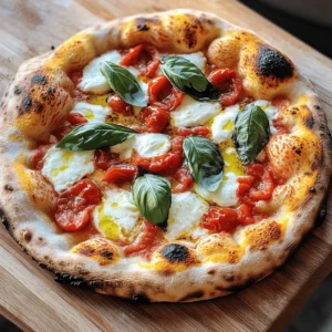 - 2 cups all-purpose flour - 1 teaspoon active dry yeast - 1 teaspoon sugar - 1 teaspoon salt - ¾ cup warm water - 1 tablespoon olive oil - 1 cup crushed San Marzano tomatoes - 1 cup fresh mozzarella cheese, diced - ½ cup fresh basil leaves - Salt and freshly cracked pepper to taste Choosing the right ingredients makes a big difference in your pizza. Let's dive into what makes each one essential. - Best types of flour for pizza: I recommend all-purpose flour for its balance. It gives the dough a nice stretch. You can also try bread flour for a chewier crust. - Choosing fresh mozzarella vs. other cheeses: Fresh mozzarella is key for Margherita pizza. It melts beautifully and has a mild taste. Avoid low-moisture mozzarella; it can dry out. - Importance of using San Marzano tomatoes: These tomatoes are sweet and rich. They add the best flavor to your sauce. Look for whole or crushed versions for more texture. - Fresh basil: why it matters: Fresh basil adds vibrant flavor. It brings the essence of Italy to your pizza. Always add it after baking for the best aroma and taste. Using quality ingredients transforms your pizza from ordinary to extraordinary. For the full recipe, check out the details above. Activating the yeast To start, combine warm water, sugar, and active dry yeast in a small bowl. Stir gently. Let it sit for about 5 to 10 minutes. You want the mixture to become frothy. This shows the yeast is alive. Mixing dry ingredients In a large bowl, mix all-purpose flour and salt. Make a well in the center. Add the activated yeast mixture and olive oil. Use a fork or your hands to mix until the dough comes together. Kneading the dough Transfer the dough to a floured surface. Knead it for about 5 to 7 minutes. Push down with the palms of your hands. The dough should feel smooth and elastic. Once done, form it into a ball. Creating the optimal environment for rising Place the dough ball in a lightly oiled bowl. Turn it to coat in oil. Cover the bowl with a damp kitchen towel. Set it in a warm area, away from drafts. Estimated rising time for best results Let the dough rise for about 1 hour. It should double in size. This step is key for a soft, airy crust. Rolling out the dough After rising, gently punch down the dough. Transfer it to a floured surface. Roll it into a circle about 12 inches wide. You can adjust the thickness based on your taste. Adding tomato sauce and cheese Place the rolled dough on parchment paper. Spread crushed tomatoes evenly on top, leaving a small edge for the crust. Sprinkle salt and cracked pepper over the sauce. Next, add the diced fresh mozzarella evenly. Preparing for baking Drizzle a little olive oil on top. This adds flavor and helps the cheese brown nicely. Oven temperature settings Preheat your oven to its highest setting, around 475°F (245°C). If you have a pizza stone, put it in the oven to heat up. Tips for using a pizza stone To bake, carefully slide the pizza (with parchment) onto the hot stone. This gives you a crispier crust. Bake for about 10 to 12 minutes until the cheese is bubbly and golden. To get a crispy crust, start with the right dough thickness. Roll your dough to about ¼ inch thick. If you want a thicker crust, aim for ½ inch. The baking time also plays a big role. Bake your pizza for 10-12 minutes, but check around 8 minutes. If it’s not golden brown yet, give it a few more minutes. For a burst of taste, use high-quality olive oil. Drizzle some on the crust before baking. You can also sprinkle fresh herbs like oregano or thyme on top. Adding minced garlic to the sauce gives it a nice kick too. Try using a touch of red pepper flakes for extra heat. Serve your pizza on a rustic wooden board for a cozy look. Drizzle a bit of extra virgin olive oil on top to shine. A sprinkle of flaky sea salt before serving brings out all the flavors. Pair your pizza with fresh mixed greens. This adds color and a refreshing crunch to your meal. {{image_4}} You can add many toppings to your Margherita pizza. Try fresh vegetables like bell peppers, mushrooms, or spinach. You can also use meats like pepperoni or prosciutto for a heartier pizza. If you want to switch up your flavor, try different cheeses. Goat cheese or feta can add a nice twist. You can also adjust the sauce flavor. Mix in herbs like oregano or thyme to the crushed tomatoes. A dash of red pepper flakes can add some heat. You can even use pesto instead of tomato sauce for a fresh taste. For a gluten-free pizza, use almond flour or gluten-free all-purpose flour for the dough. You can also find pre-made gluten-free crusts at the store. For a vegan pizza, skip the mozzarella. Use cashew cheese or a store-bought vegan cheese instead. To keep the taste and texture, add extra herbs and spices. A sprinkle of nutritional yeast can give a cheesy flavor without dairy. Experiment with different toppings like artichokes or olives to make it fully vegan. Many regions have their own twist on Margherita pizza. In Naples, they use a simple sauce and fresh basil for a classic taste. In California, you might find pizzas topped with arugula or avocado for a fresh vibe. For fusion ideas, try adding kimchi for a spicy kick or barbecue sauce for a smoky flavor. You can also create a breakfast pizza with eggs and bacon. These variations keep the essence of Margherita while adding new flavors. For the full recipe, check out the Classic Margherita Pizza section! To keep your Margherita pizza fresh, follow these tips: - Refrigeration: Place leftover pizza in an airtight container. This keeps moisture in and flavors intact. Store it in the fridge for up to three days. - Freezing: For longer storage, wrap slices in plastic wrap, then foil. Place them in a freezer bag. This way, you can enjoy your pizza for up to two months. Reheating pizza can be tricky. Here’s how to do it right: - Best Practices: Use an oven to reheat pizza. Set it to 375°F (190°C). Place the slices on a baking sheet and warm for 10-15 minutes. This keeps the crust crispy. - Avoiding Sogginess: To prevent sogginess, add a small oven-safe dish with water in the oven. This creates steam and keeps the crust from becoming dry. Enjoy your pizza just like it was fresh! To make homemade pizza dough, follow these simple steps: - In a small bowl, combine warm water, sugar, and active dry yeast. Let it sit for 5-10 minutes until frothy. - In a big bowl, mix all-purpose flour and salt. Make a well in the center. - Pour the yeast mixture and olive oil into the well. Stir until a shaggy dough forms. - Transfer the dough to a floured surface. Knead for 5-7 minutes until smooth. - Place the dough in an oiled bowl, cover with a towel, and let it rise for 1 hour. This method gives you a soft, chewy crust. Yes, you can use store-bought pizza sauce. Here are the pros and cons: Pros: - Saves time on busy days. - Many brands offer good flavor. Cons: - Some sauces can be overly sweet. - You may miss the fresh taste of homemade sauce. For a better taste, consider adding fresh herbs or spices to the store-bought sauce. The best cheese for Margherita pizza is fresh mozzarella. Here’s why: - It melts well and gives a creamy texture. - It has a mild flavor that complements the tomatoes and basil. You can also use burrata or low-moisture mozzarella for a different taste. Just remember, fresh mozzarella is traditional and truly shines in this dish. Bake your Margherita pizza for about 10-12 minutes at 475°F (245°C). Here are some tips: - Preheat your oven well, especially if using a pizza stone. - Look for a golden crust and bubbling cheese. This baking time ensures a crispy crust and perfectly melted cheese. Margherita pizza originated in Italy, specifically in Naples. It is named after Queen Margherita of Savoy. The pizza represents the colors of the Italian flag: - Red from tomatoes - White from mozzarella - Green from basil This pizza is not just food; it’s a symbol of Italian culture and pride. This guide covered key ingredients for homemade Margherita pizza. We reviewed essential elements like flour, yeast, and fresh basil. Plus, I shared tips for selecting quality items and step-by-step instructions for making the dough and baking the pizza. You learned how to achieve a crispy crust and explore different variations. Remember, quality ingredients make all the difference. With practice, you can create a delicious pizza that impresses friends and family. Now, you’re ready to enjoy the delightful process of making your pizza masterpiece. Happy cooking!